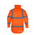 Personalizza la giacca di sicurezza calda per pile logo ad alta visibilità